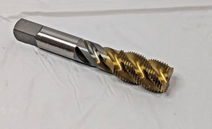 OSG Spiral Flute Tap Bottoming Chamfer 3/4-16NF GH3 4FL TiN HSS 1434105