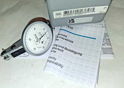 Tesa INTERAPID Dial Test Indicator 0 to 0.0600" 0-15-0 Series 313 T74.111370