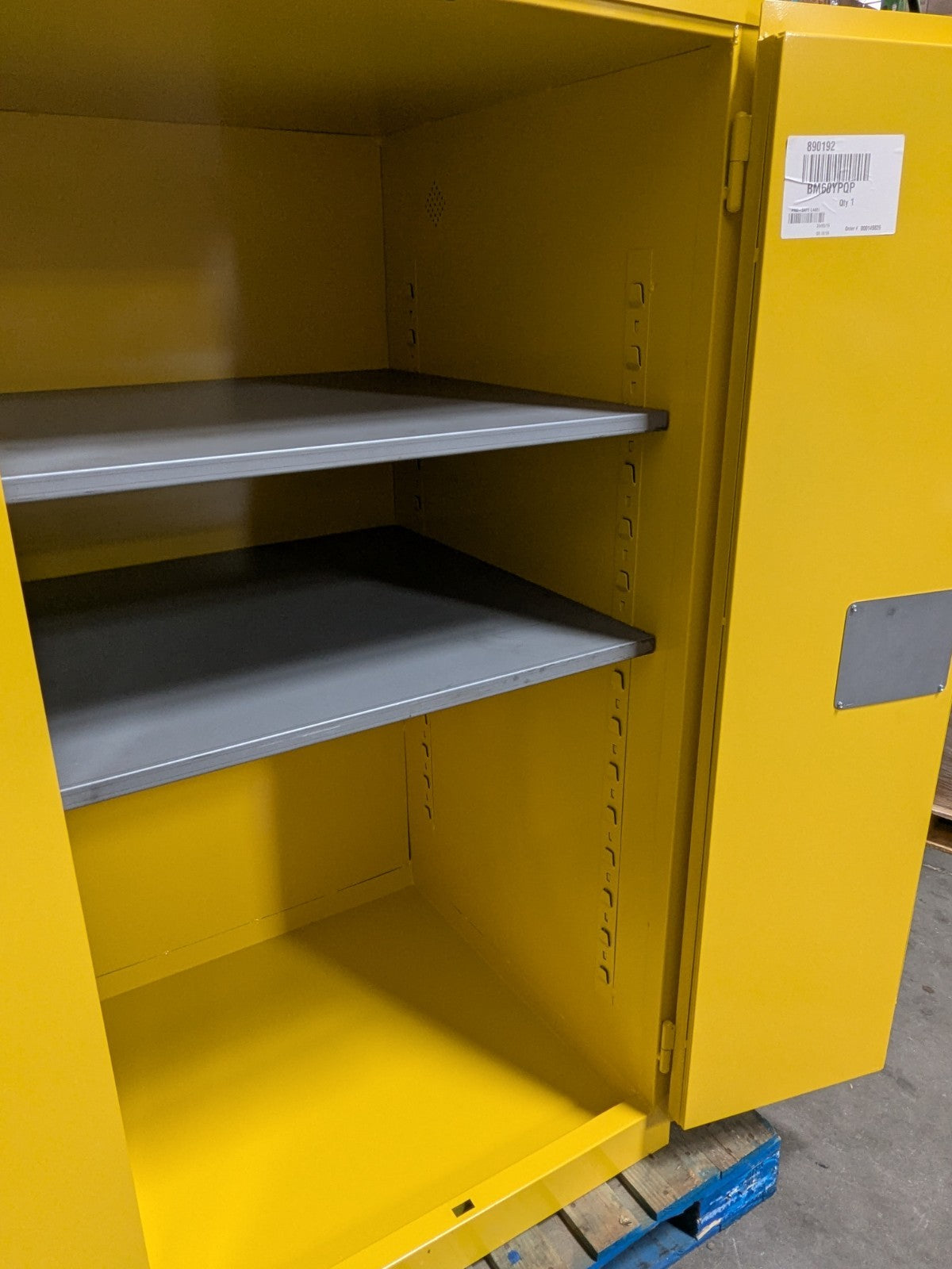 Pro Safe Safety Storage Cabinet for Flammable Hazards 60 Gal. SCRATCH N DENT