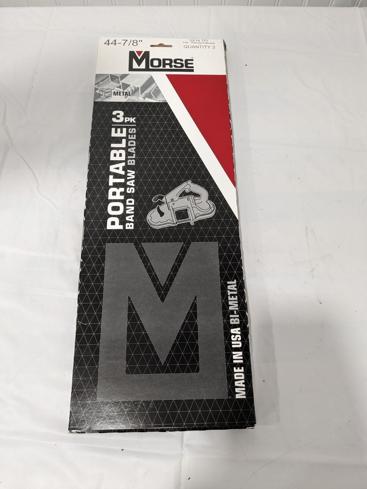 MORSE MK Portable Band Saw Blade, 44-7/8In X 1/2" X .020 Pk3 ZWEP441014MC
