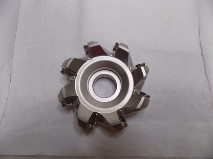 Hertel Angle Face Mill 4" Dia x 1.25" Arbor x 2" OAH 8TH #45717444