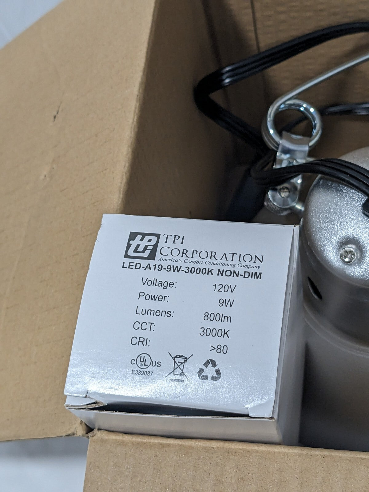 Fostoria Clamp Mount / Clamp On Utility Work Light, 120V 300W Max CL-300