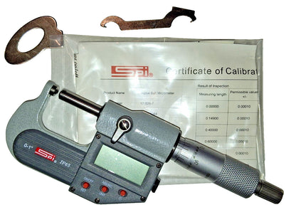 SPI Electronic Ball Micrometer w/ Certificate IP65 17-926-7