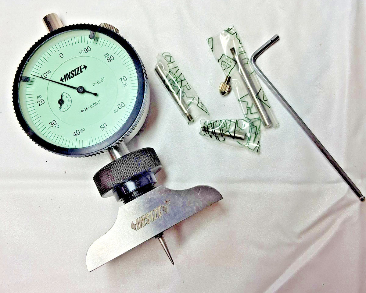 Insize Dial Depth Gage 1.2" Maximum Measurement 2341-E1