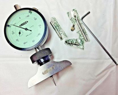 Insize Dial Depth Gage 1.2" Maximum Measurement 2341-E1