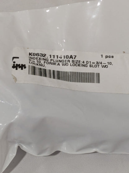 Kipp Locking Pin Knob Handle Indexing Plunger 3/4-10 K0632.111410A7