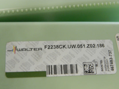 Walter 2" Milling Cutter 2" Shank F2238CK.UW.051.Z02.186 USED 5026785