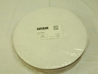 SUPERIOR ABRASIVES PSA Disc: 9" Disc Dia, 120 Grit, AO Qty 25 A018204