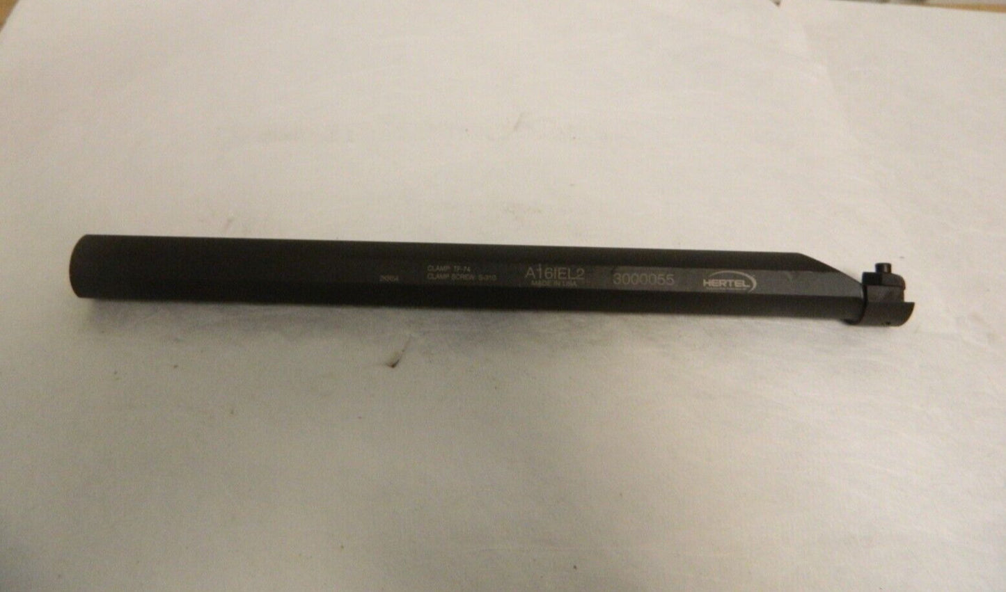 Hertel Internal Grooving Toolholder 0.15 Min Groove W LH 1 Shank 12 L A16IEL2