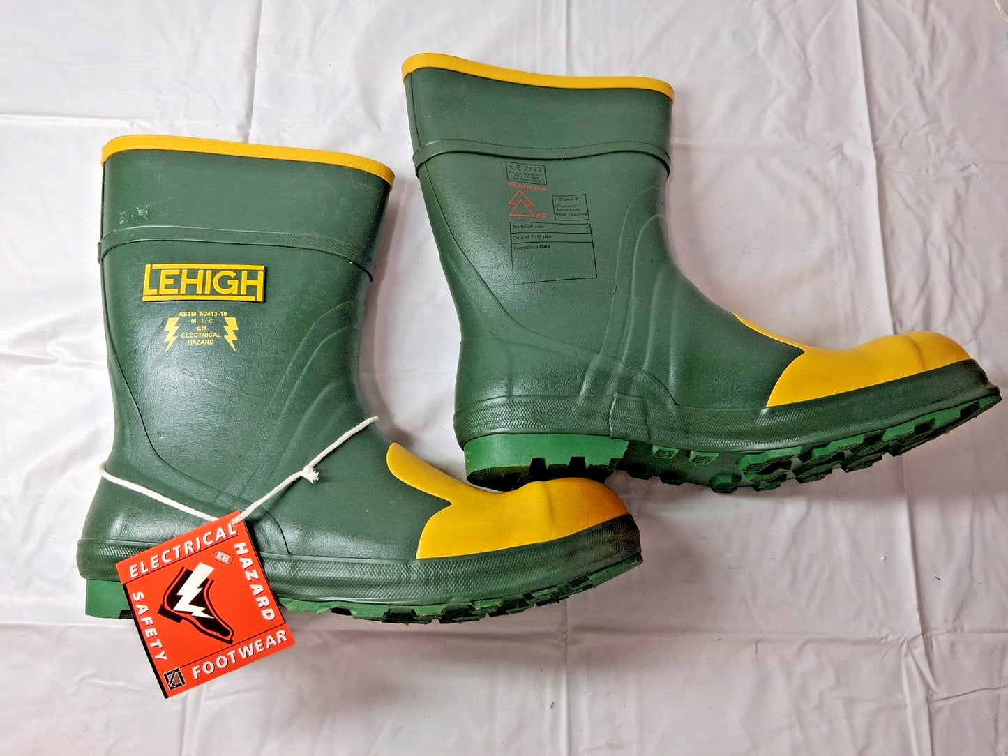 Lehigh Safety Shoe 12-Inch Steel Toe Dielectric Waterproof Work Boots 50321