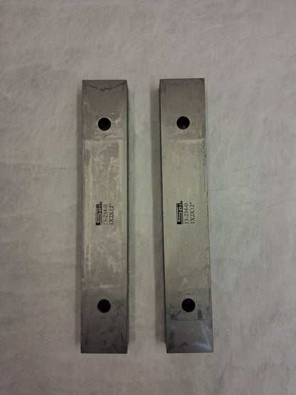 SPI Parallel Steel Bars 12" Long x 2" High x 1" Thick 13-234-0