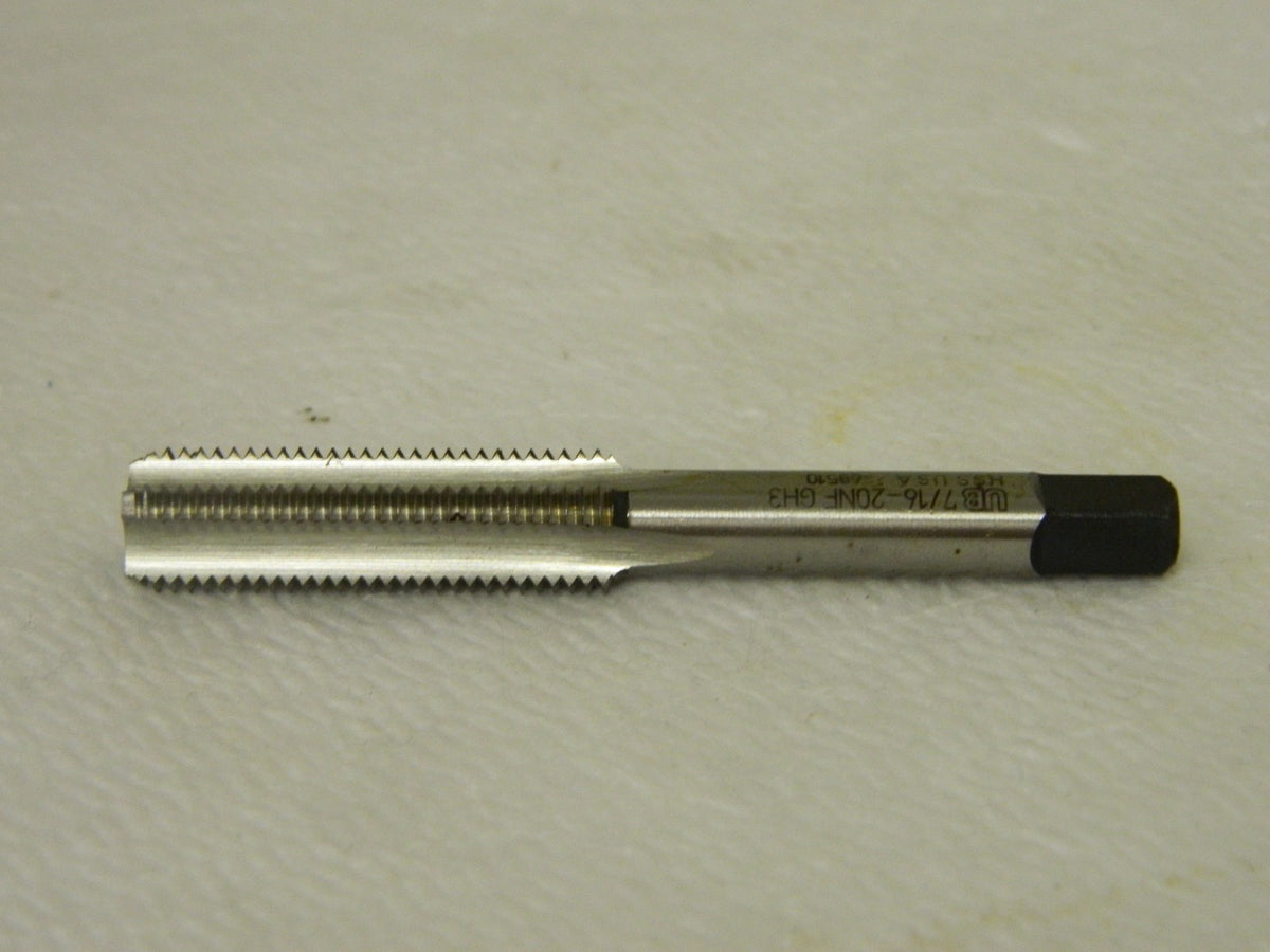 Union Butterfield Straight Fl Standard Hand Tap 7/16-20 UNF H3 4FL  QTY2 1010083