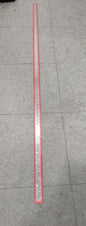 SPI Steel Rule: 48" OAL, Metric Graduation, Flexible, 3/4" OAW 13-964-2