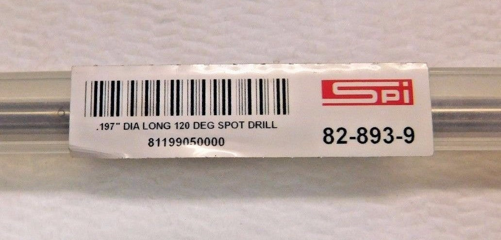 SPI HSS-E Cobalt Long Series Spotting Drill 0.197" Dia 120º 19/32" FL