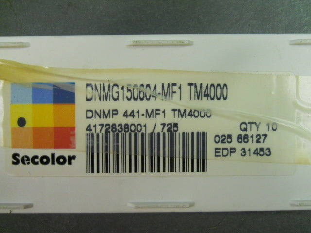 Seco DNMP441 MF1 Grade TM4000 Carbide Turning Inserts  QTY 10 31453