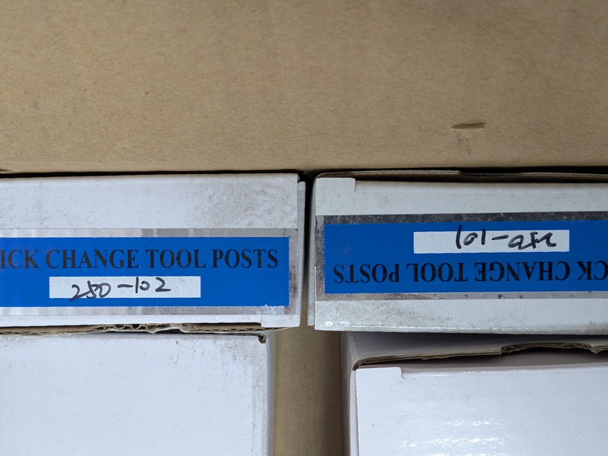 Interstate 6 Piece Lathe Tool Post & Holder Set for 9 to 12" Lathe Swing 251-111