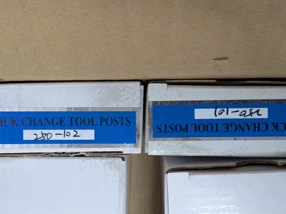 Interstate 6 Piece Lathe Tool Post & Holder Set for 9 to 12" Lathe Swing 251-111