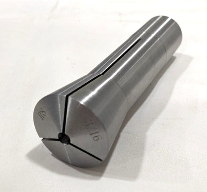 R8 Round Collet  3/16"  7/16-20 Drawbar Thread  Steel  231-4712