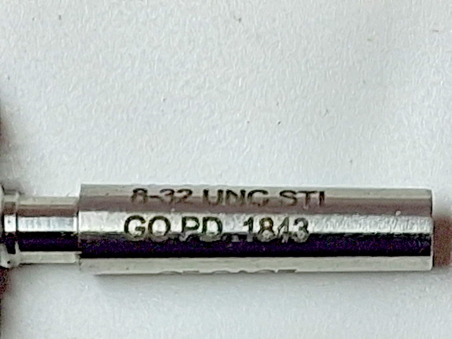 GF Gage 8-32 Steel Plug Thread Insert Go Gage Class 2B/3B 55314876