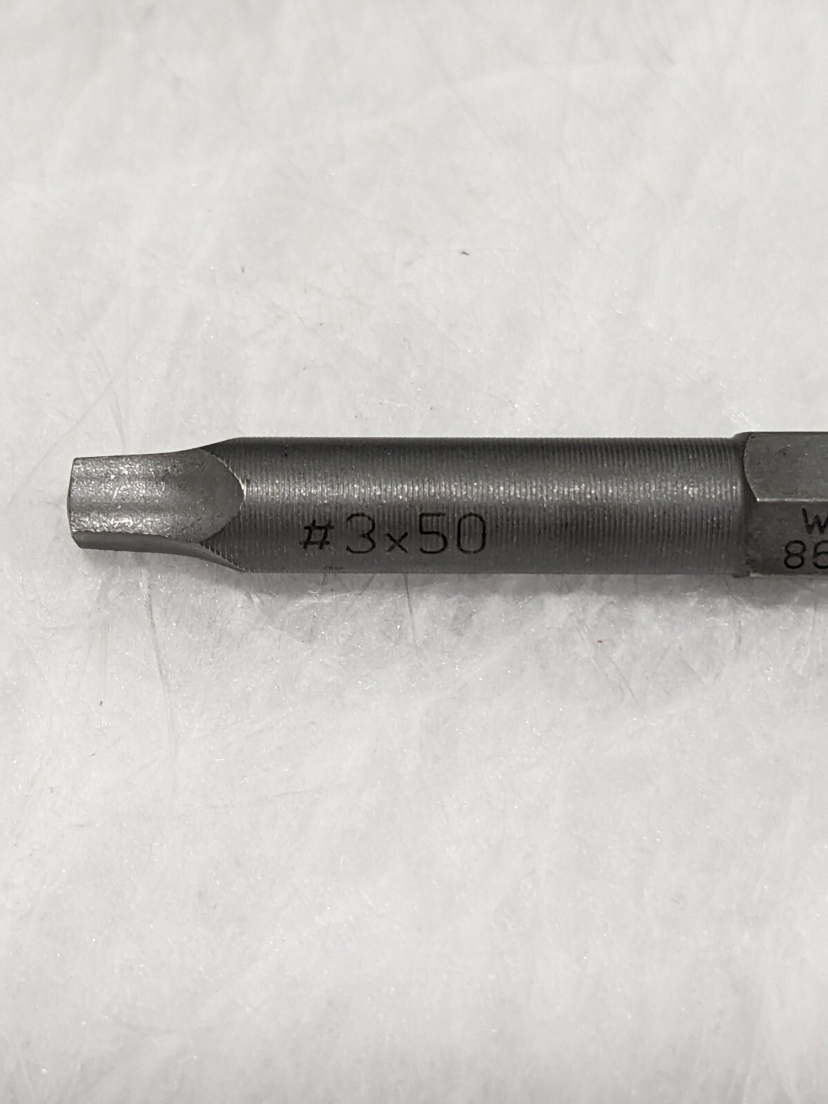 WERA Power Screwdriver Bit #3 Speciality Size, 1/4" Hex Drive Qty 49 050601