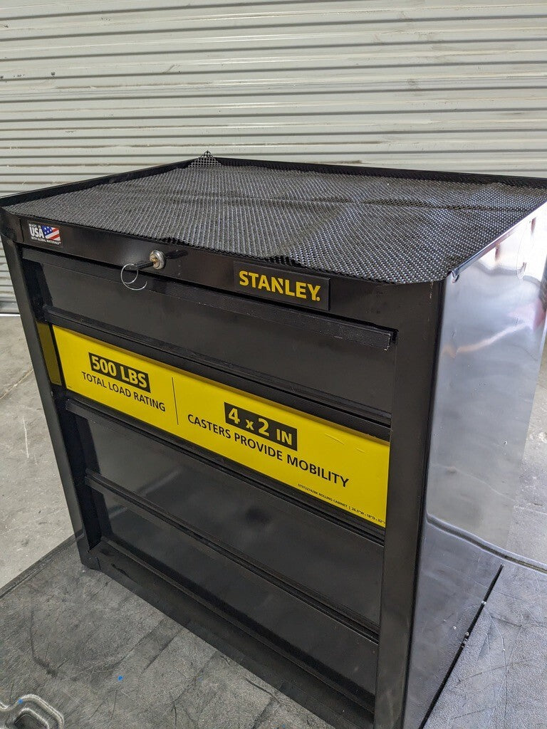 Stanley Rolling Tool Cabinet: 4 Drawers DAMAGED STST22742BK