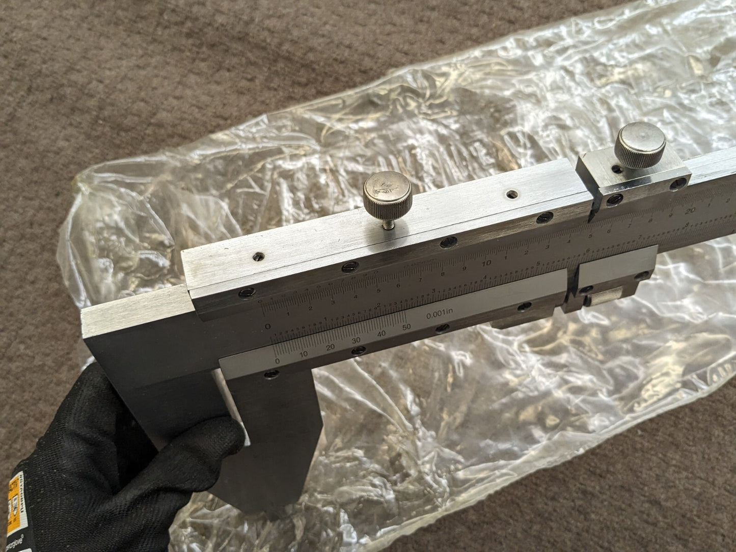 Heavy Duty Long Jaw Vernier Caliper 80" Range 0.001" Graduation Parts / Repair