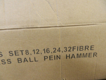5 Piece, 1/2, 3/4, 1, 1-1/2, Fiberglass, Ball Pein Hammer Set 1697.30367972