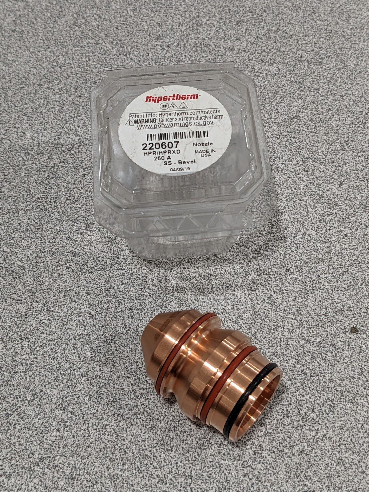 Hypertherm Plasma Nozzle Mech - Hpr Bevel 260A | 220607