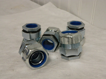T&amp;B 3/4" Straight Steel Chase Liquidtight Insulated Connector Qty 5 536