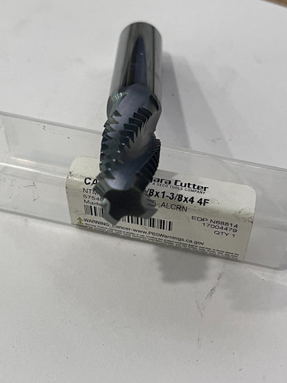Seco Helical Flute Thread Mill: 1-8 Internal & External 4 FL  0.6250" Shank carb