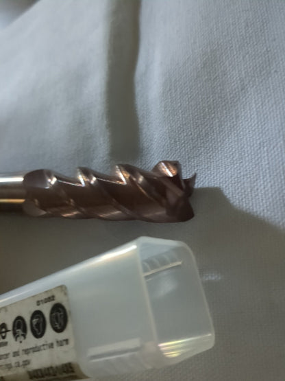 ACCUPRO Square End Mill: 3/4" Dia, 2-1/4" LOC, 4 Fl carbide 12183141