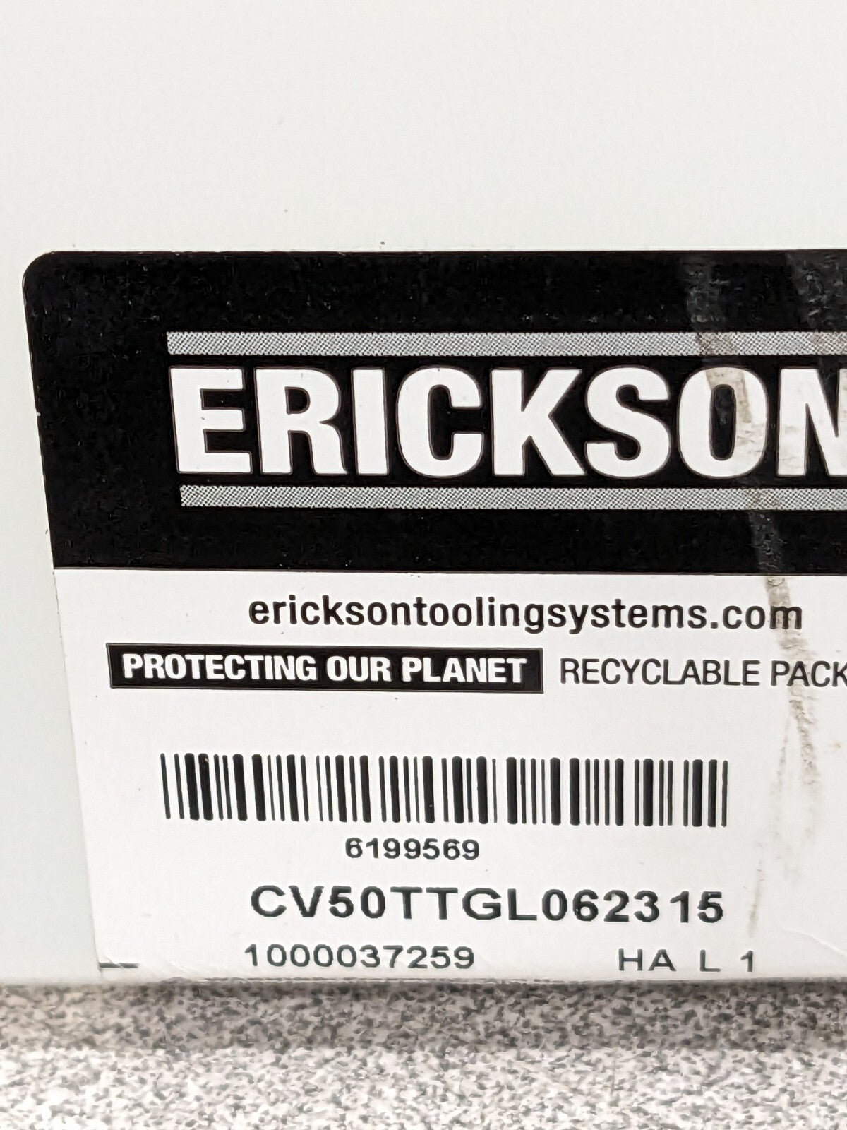 Erickson CV50TTGL062315 TS Shrink Fit Toolholder 6199569