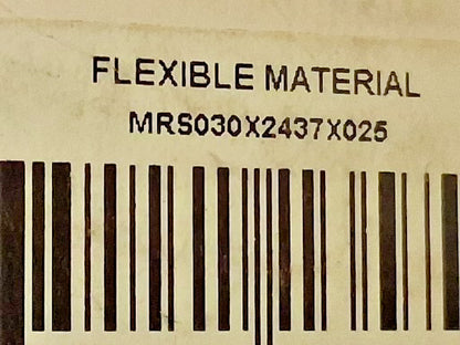 Mag-Mate Flexible Magnetic Sheet 25Ft L x 24-3/8 W x 1/32" thick MRS030X243