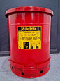 Justrite Galvanized Steel Disposal Can 14 Gallon Capacity 09500