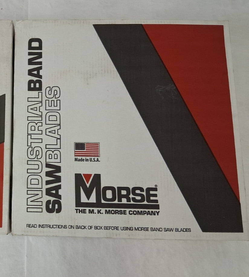 M.K. Morse Welded Bandsaw Blade 10ft 10-1/2ft Long x 1" Wide QTY2 3955131304