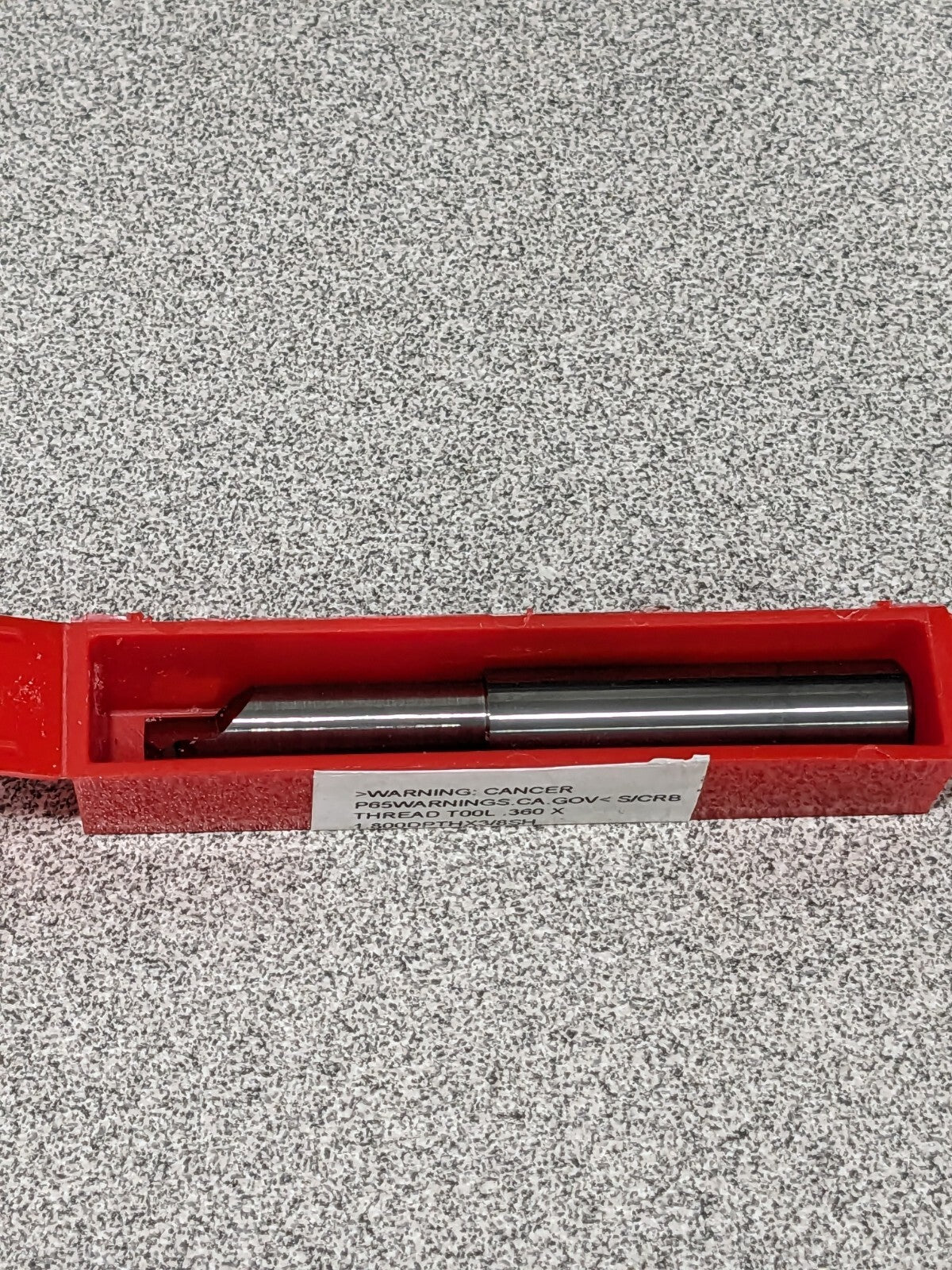 ACCUPRO Single Point Theading Tool: 0.36" Min Thread Dia 05252291