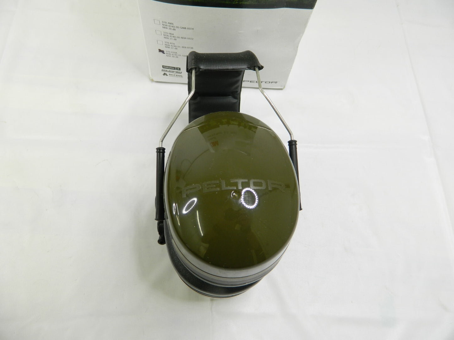 3M Over The Head Earmuff OD Green Peltor NRR 30dB 370-H10A