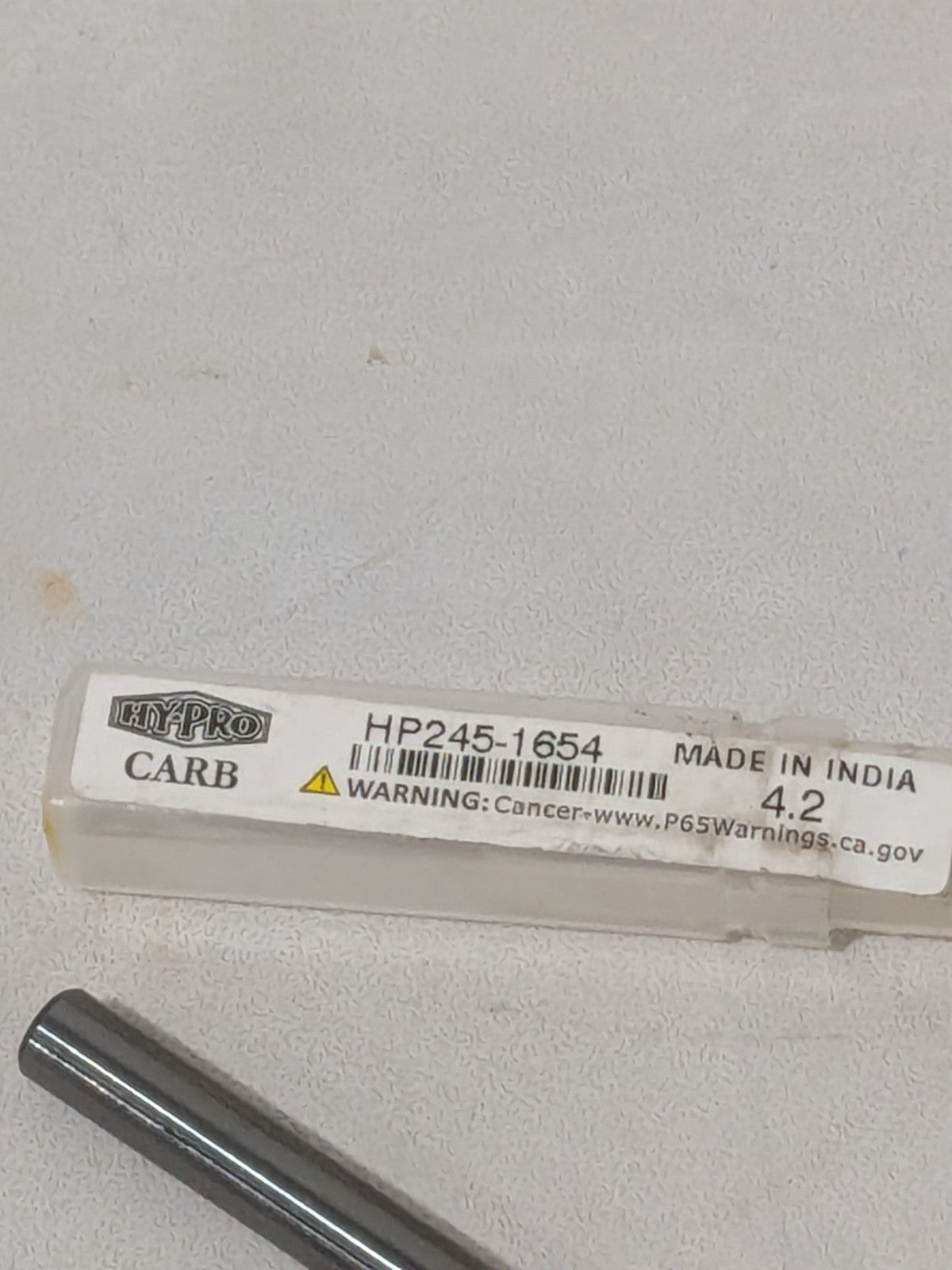OSG Jobber Length Drill Bit 4.20 mm (0.1654) Dia, 140º, Solid Carbide HP245-1654