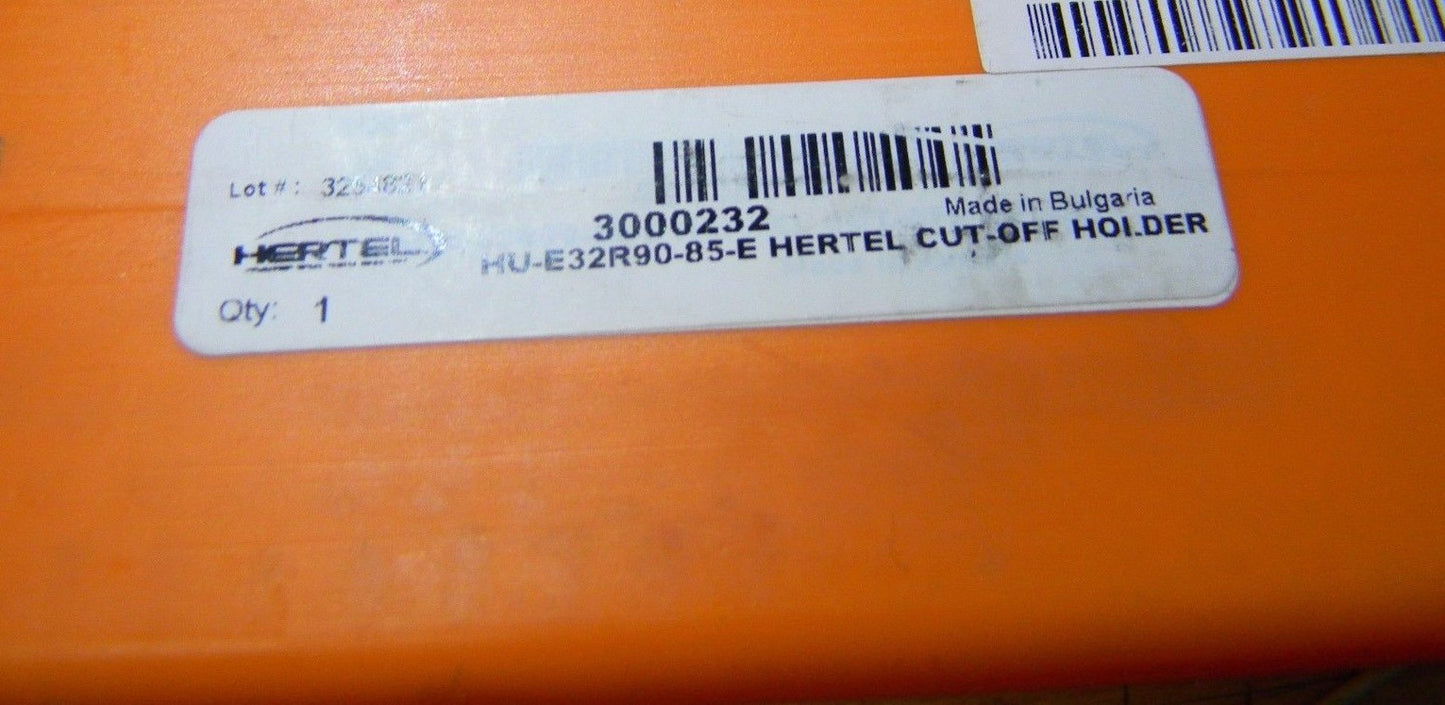 Hertel 32mm RH Indexable Grooving Cutoff Toolholder  HU-E32R90-85-E 3000232