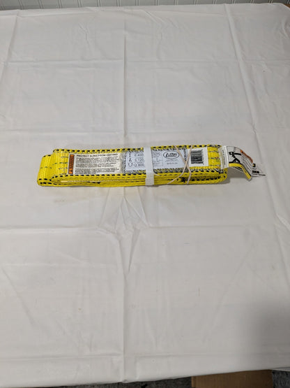LIFTEX Flat Eye & Eye, Type 3 Web Sling: 3' Long, 2" Wide EE292X3PD