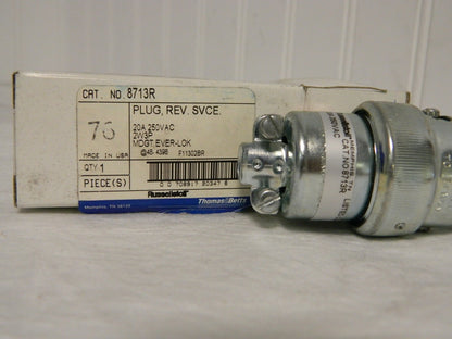 Thomas &amp; Betts Ever-Lok Midget Reverse Service Clamp Type Female Plug 8713R