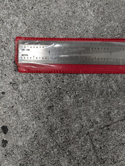 SPI Steel Rule: 72" OAL, 12R Graduation, Flexible, 3/4" OAW 13-966-7
