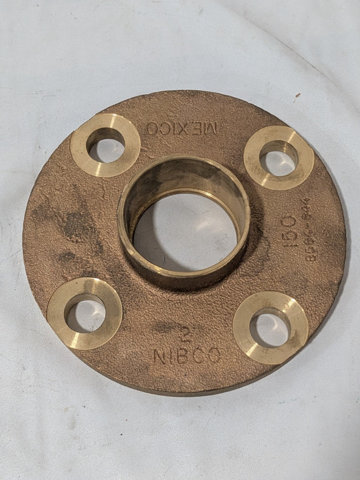 NIBCO 2" Pipe, 6" OD, Cast Copper Companion Pipe Flange B495406