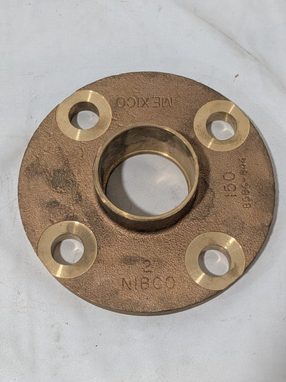 NIBCO 2" Pipe, 6" OD, Cast Copper Companion Pipe Flange B495406