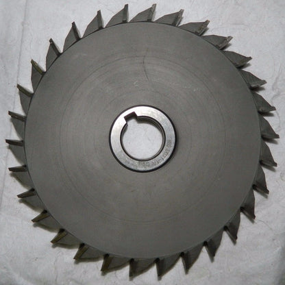 Pro Side Cutting Mill HSS 8" Diam 1-1/4" Arbor Hole 1" Thick 30 T