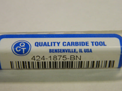 OSG Ball End Mill 3/16" x 3/8" x 2" Carbide CC Bright QTY 2 424-1