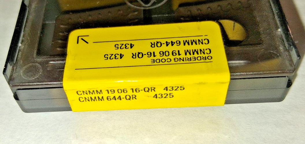 Sandvik Coromant Carbide Turning Insert CNMM644QR 4325 10Pcs 6532469