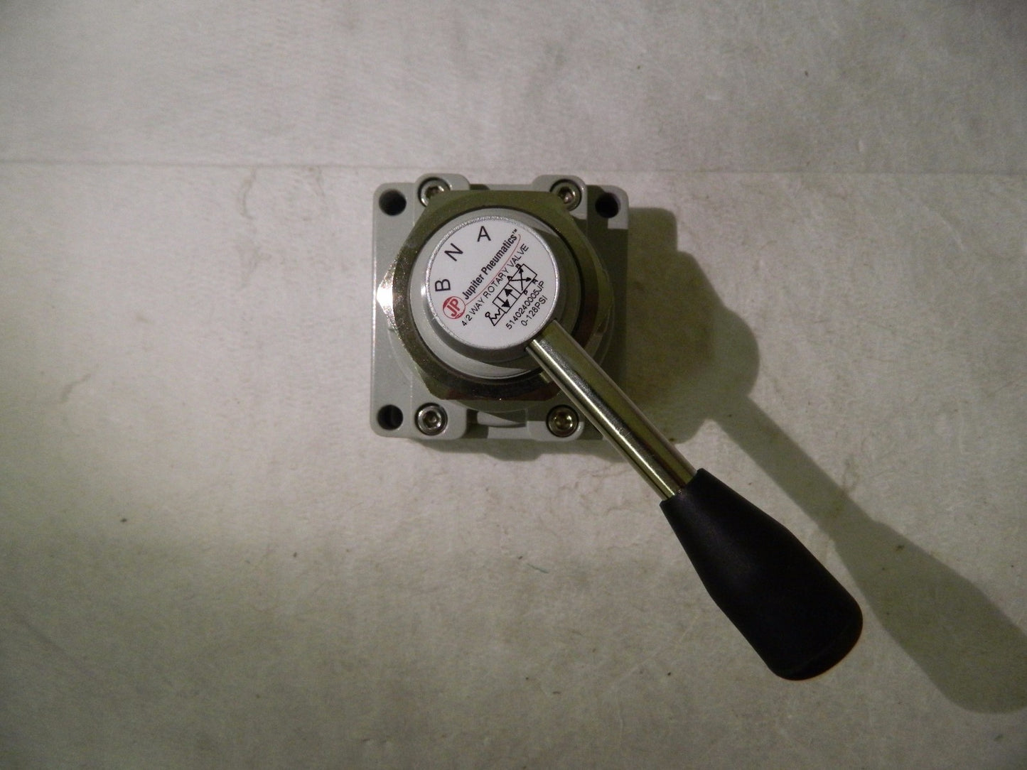 Jupiter Pneumatics Rotary Valve w/ Panel Nut 1/2" NPT 4/2 Way 5140240005JP