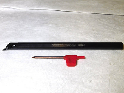 Hertel Indexible Boring Bar 0.98 Min Bore Dia 1.2 Shank Dia 8 OAL A08RSVMBR2E