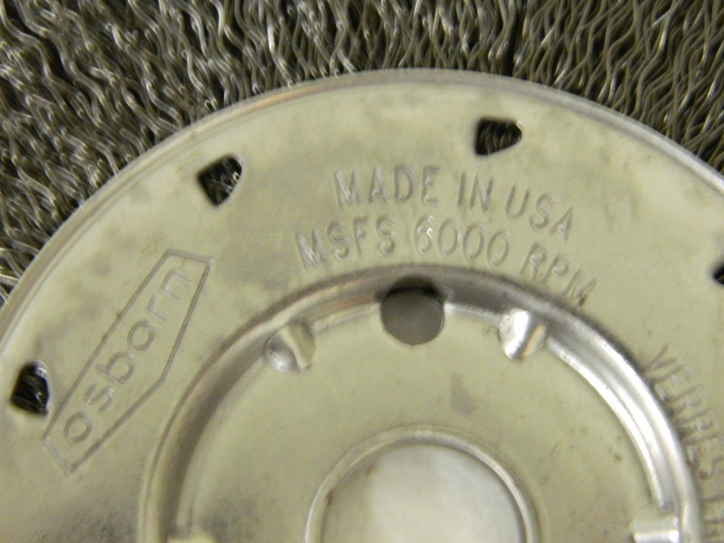 Osborn Crimped Wheel Brush 8" Brush Diameter USA W82